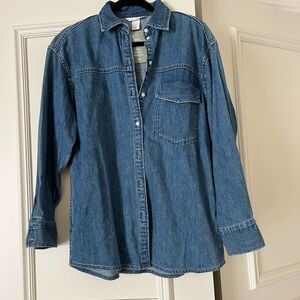 Brand new Jean shirt/jacket